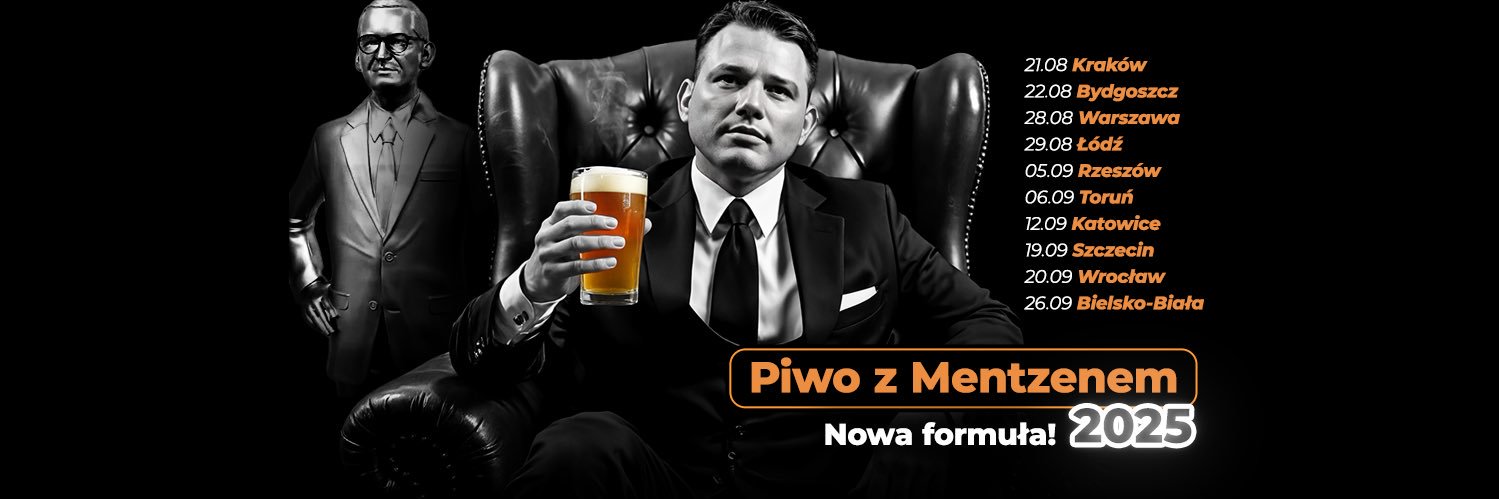 Sławomir Mentzen's banner