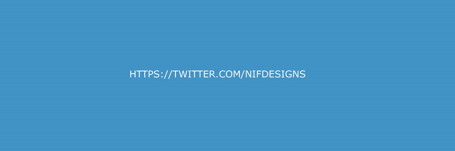 nifDesigns's profile banner image