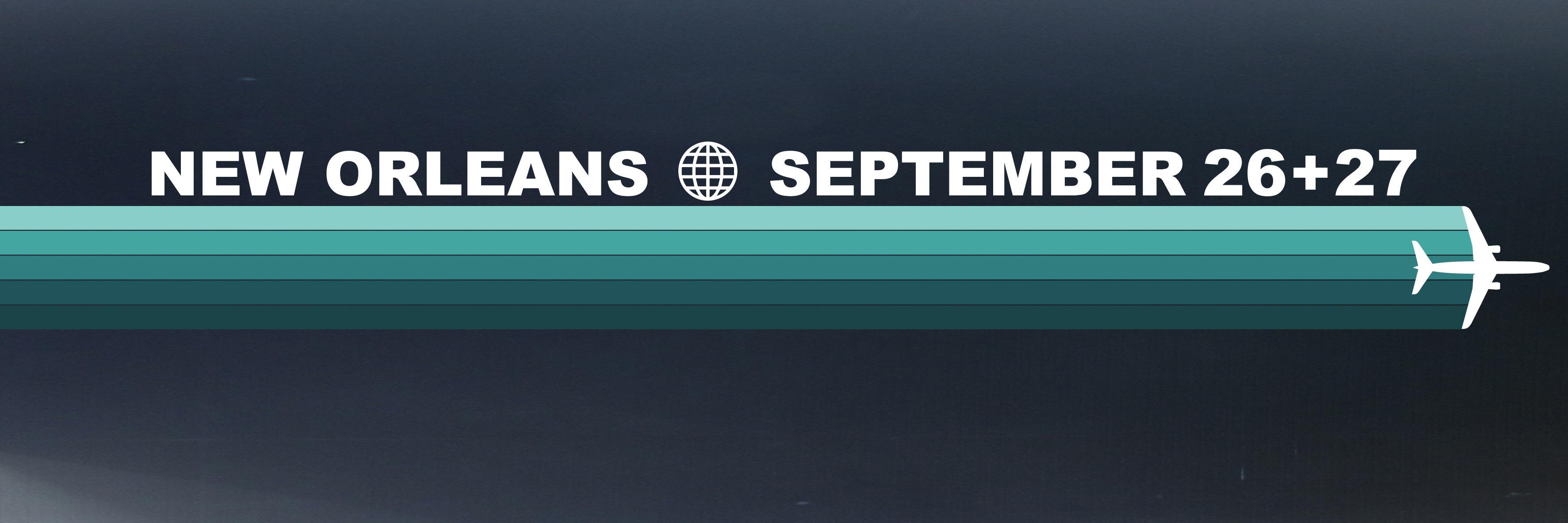 The Landing Festival banner