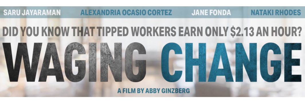 Waging Change banner