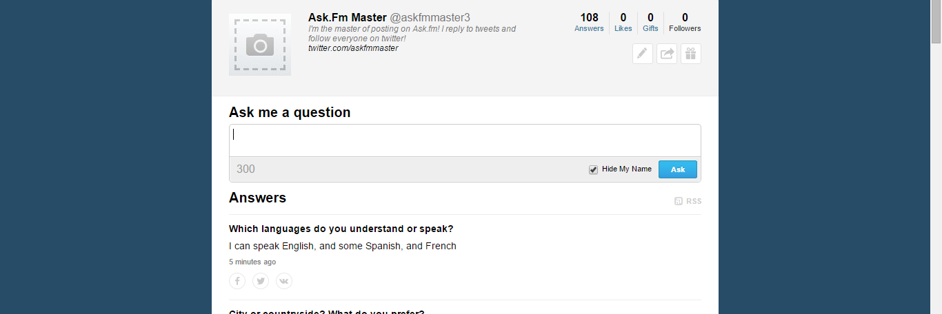 askfmmaster's profile banner image