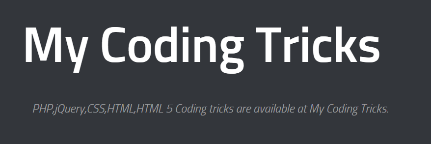mycodingtricks's profile banner image