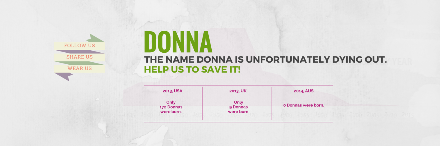We Save Donna banner