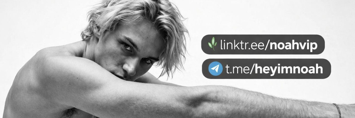 I am your blonde Noah banner