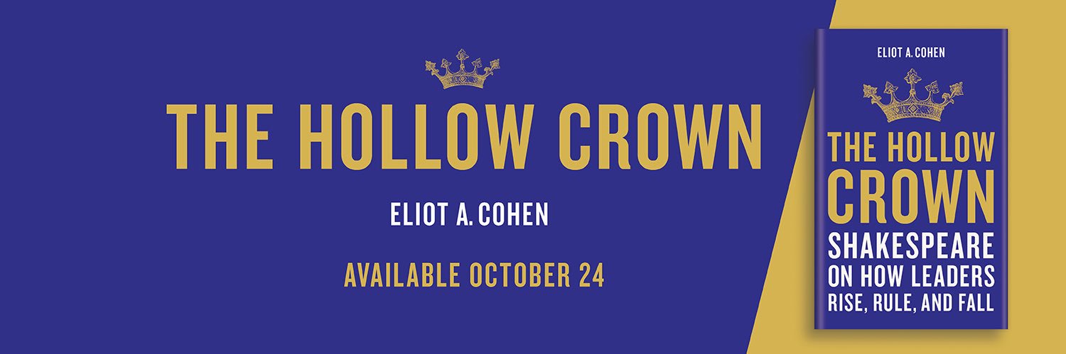 Eliot A Cohen's banner