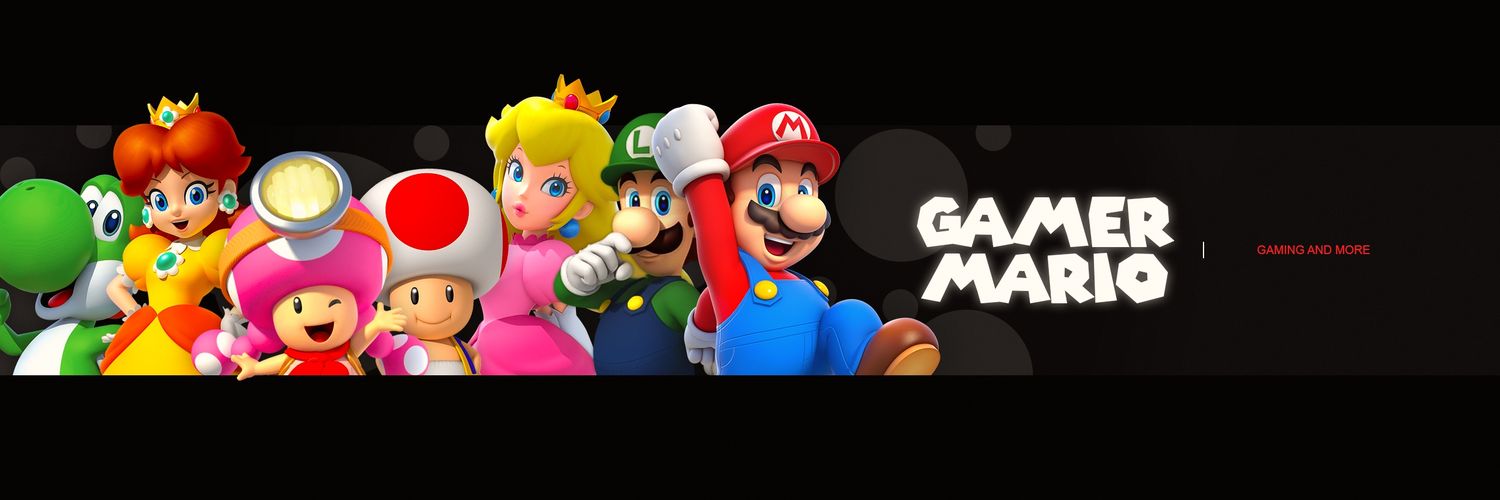 Gamer Mario 🍄 banner