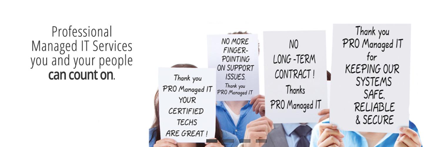 ProManagedIT's profile banner image