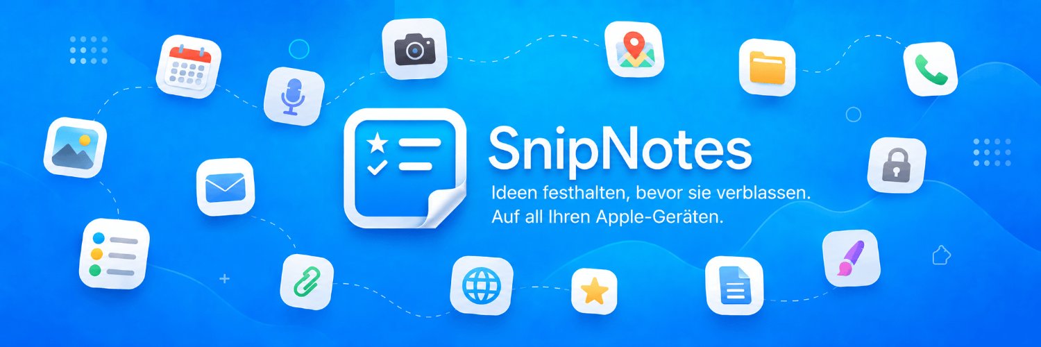 SnipNotesApp_DE's profile banner image