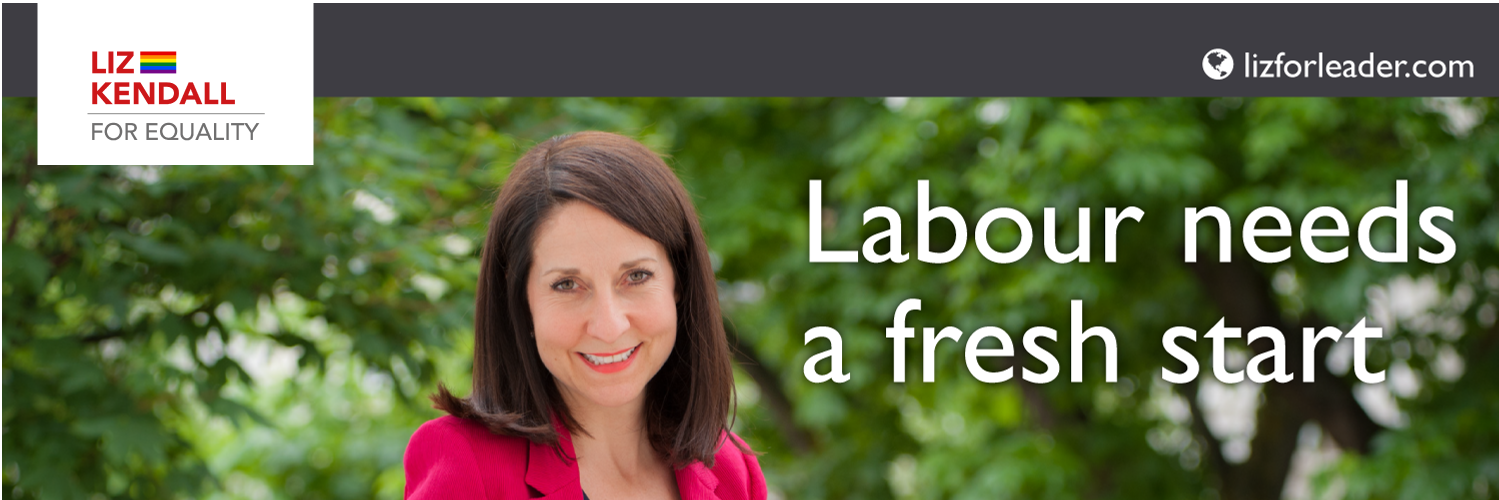 Liz Kendall banner