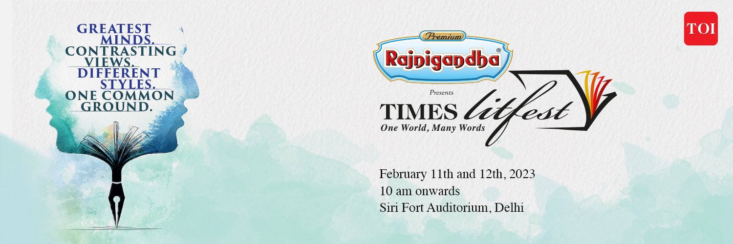 Times Litfest Delhi banner