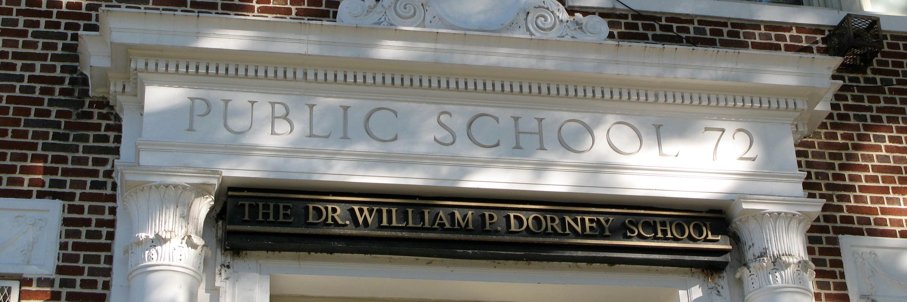 Public School 72 banner