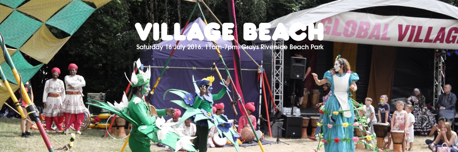 Village Beach banner