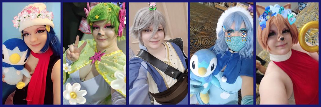 6 piplups in a trench coat banner