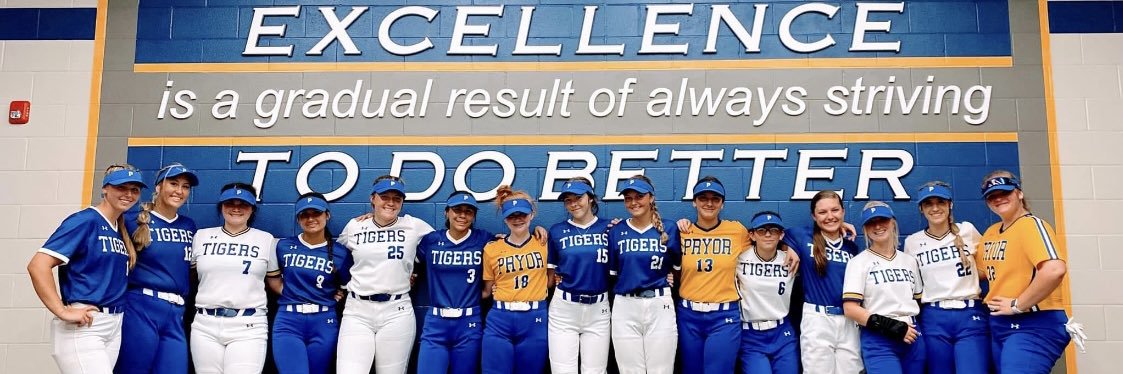 Pryor Softball banner