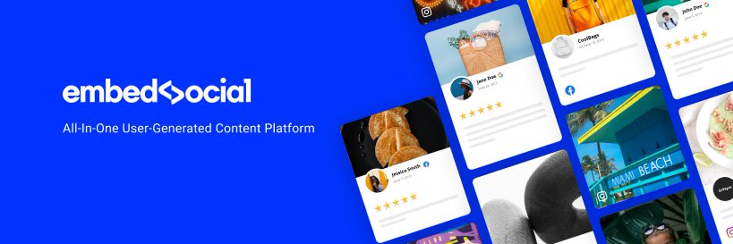 EmbedSocial profile banner