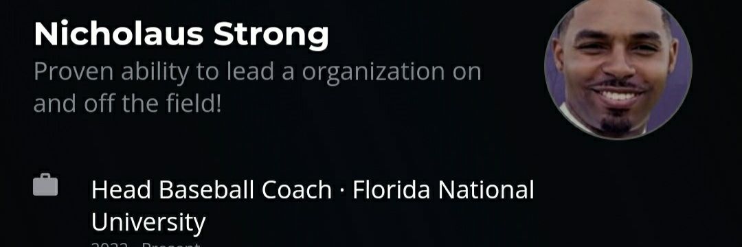 Nick Strong's banner