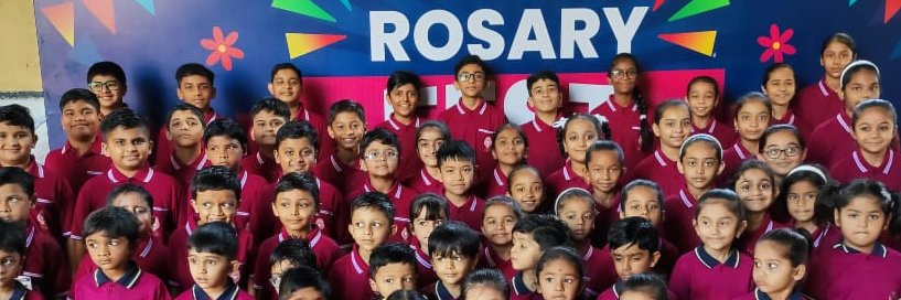 Rosary School Rajkot banner