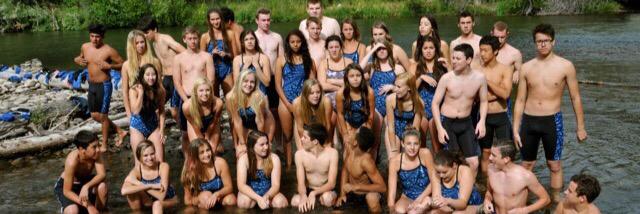 THS Varsity Swim banner