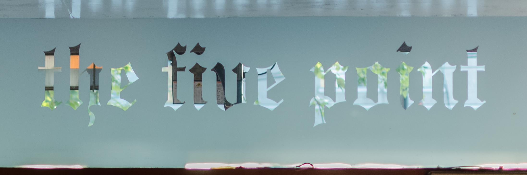 The Five Point banner