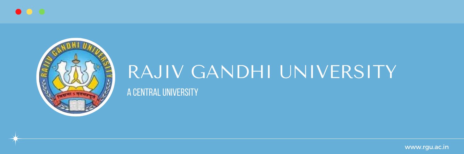 Rajiv Gandhi University banner