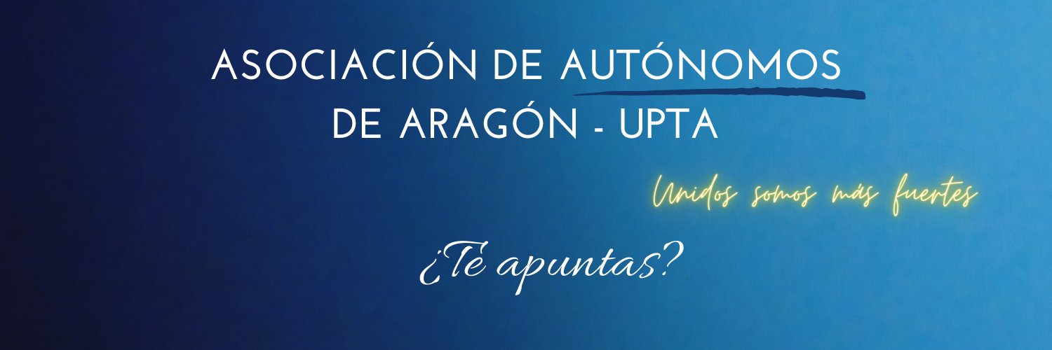 Asociación de autónomos-UPTA Aragón banner