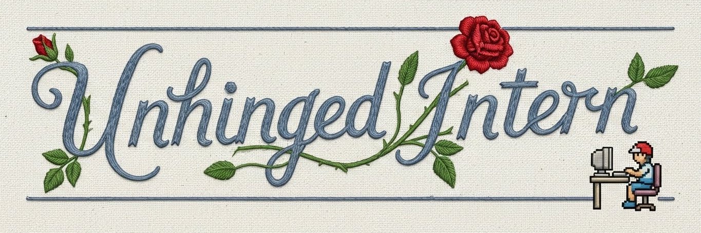 Unhinged Intern banner