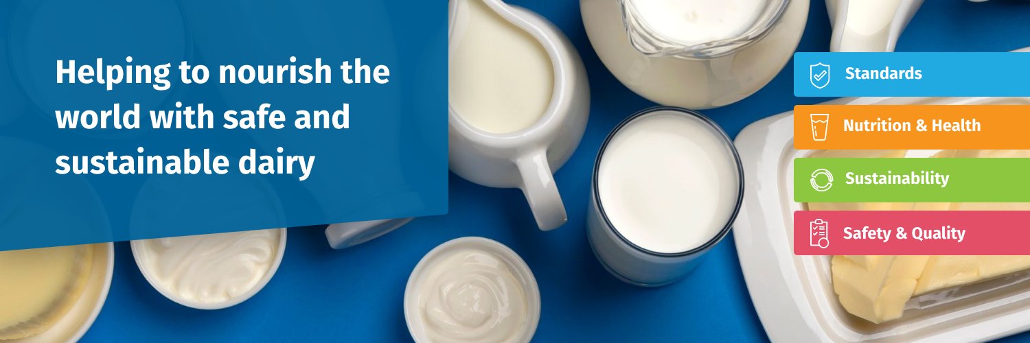 International Dairy Federation's banner