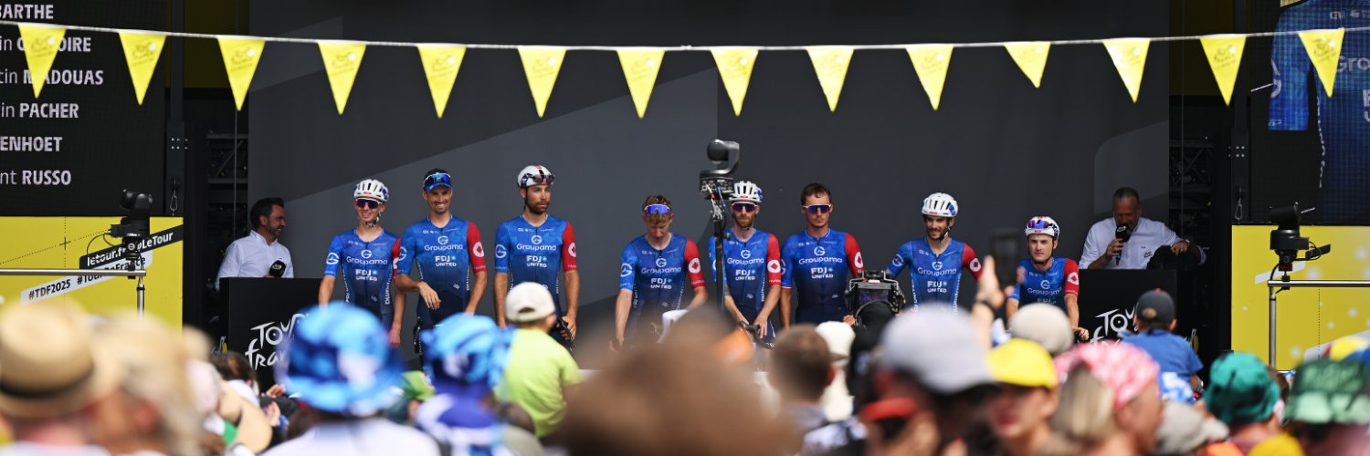 Équipe Cycliste Groupama-FDJ's banner