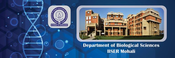 Dept. of Biological Sciences (DBS), IISER Mohali Profile Banner