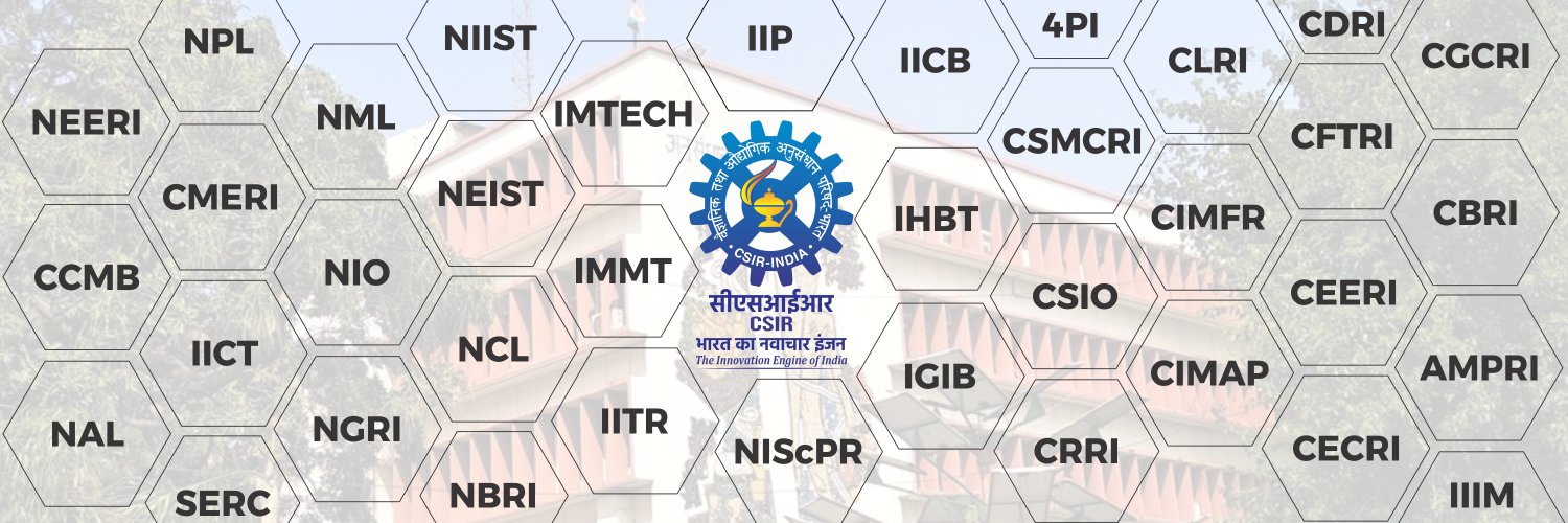CSIR, India's banner