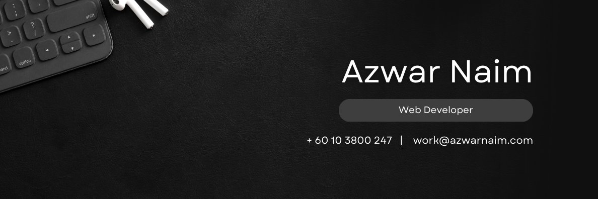 AzwarNaim's profile banner image