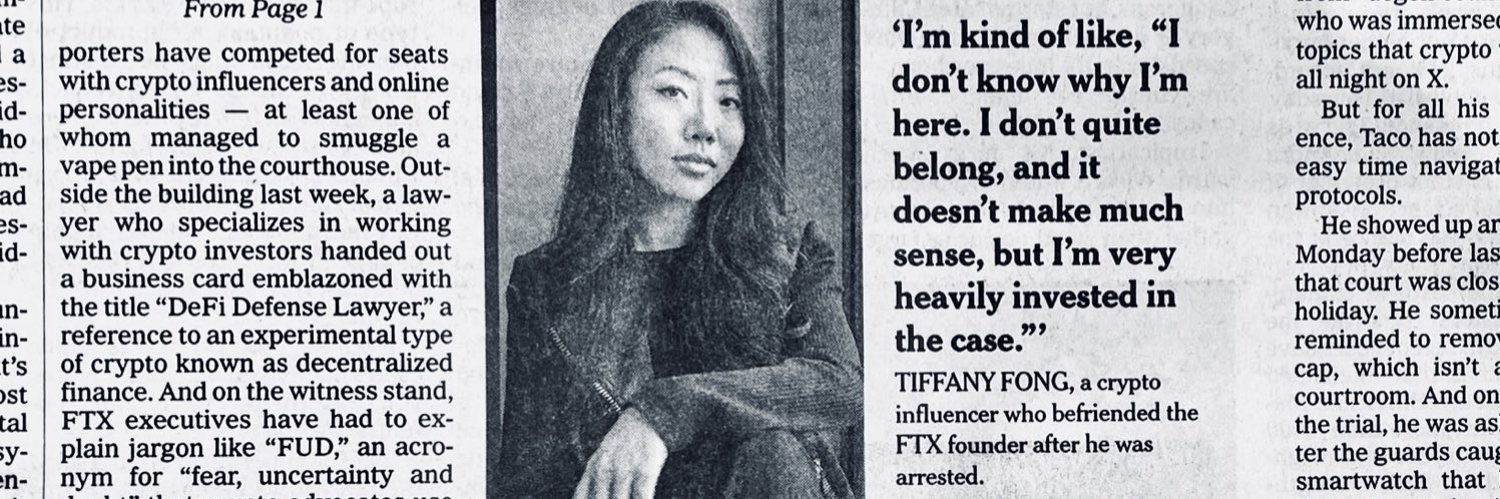 Tiffany Fong's banner