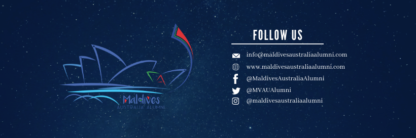 Maldives Australia Alumni banner