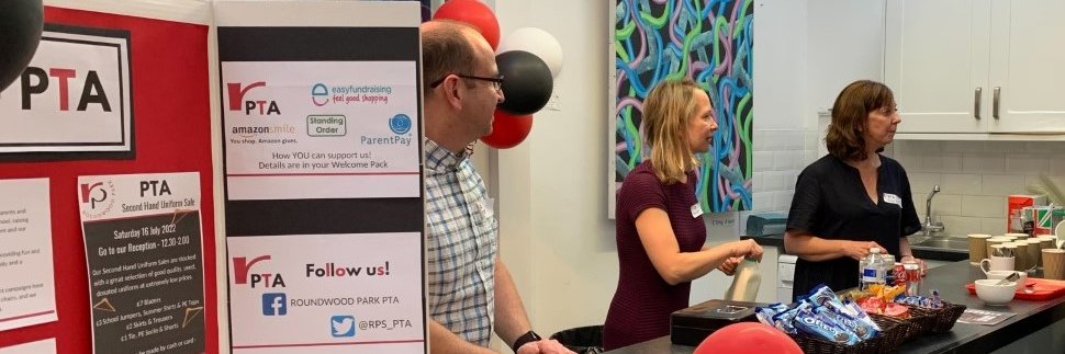 Roundwood Park PTA banner