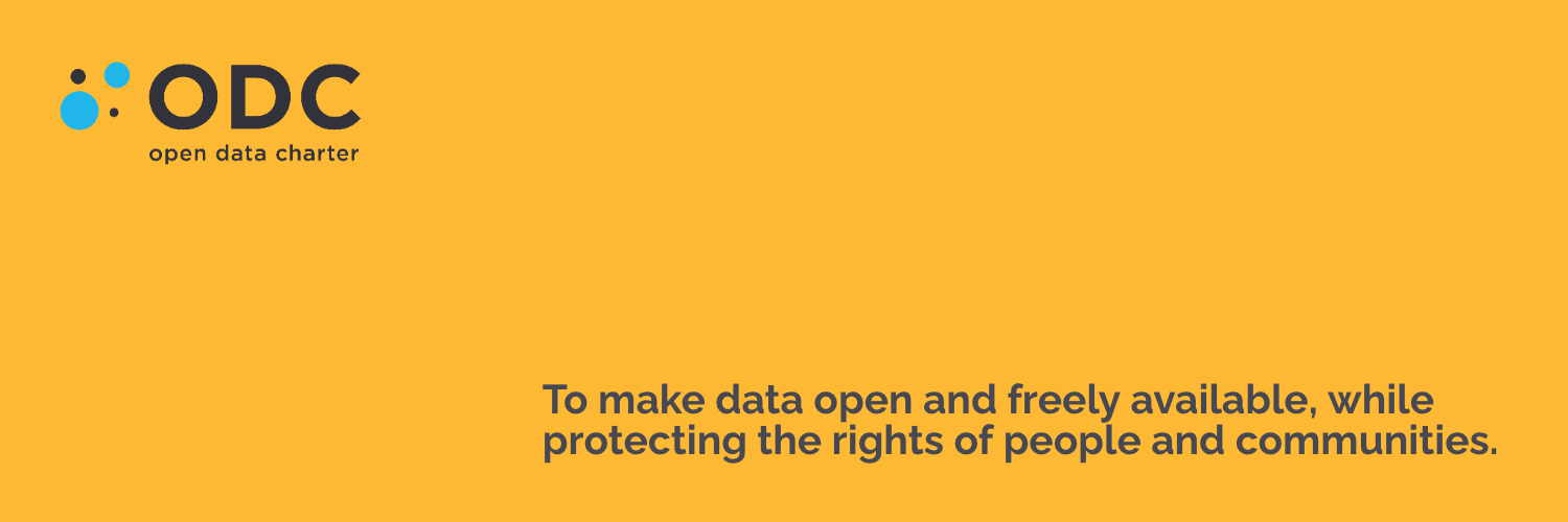 Open Data Charter banner