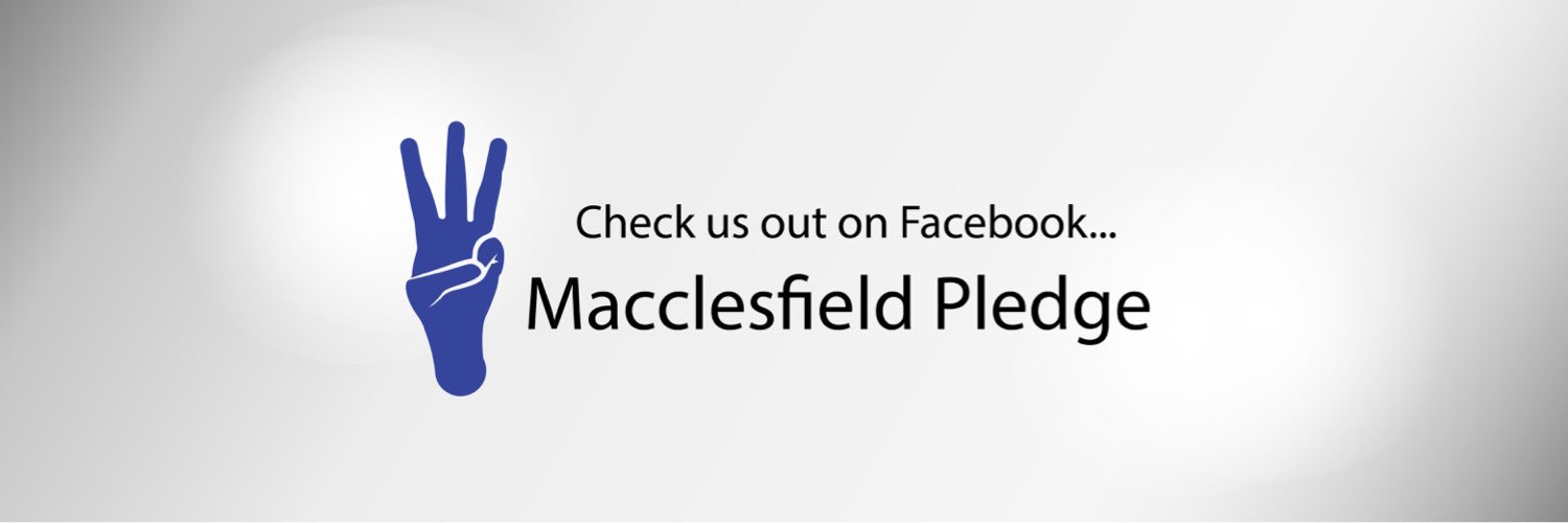 Macclesfield Pledge banner