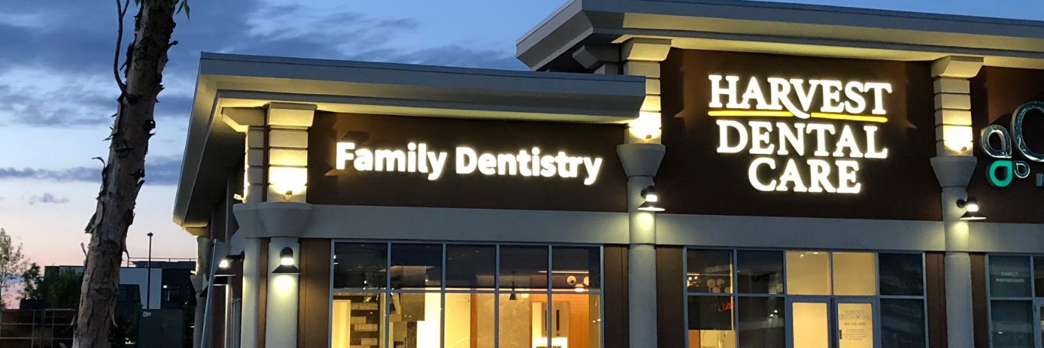 Harvest Dental Care in Calgary banner
