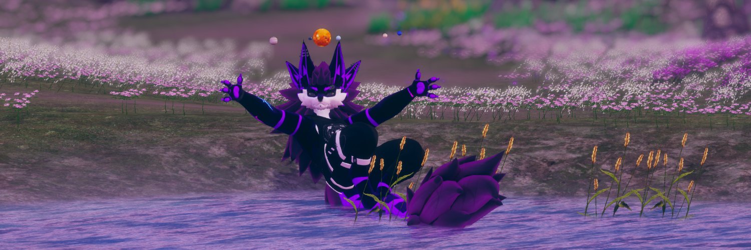 Purple Space Dragon banner