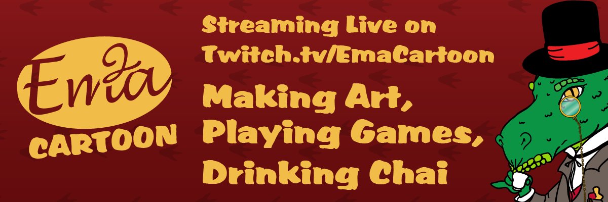 Em²a Cartoon banner