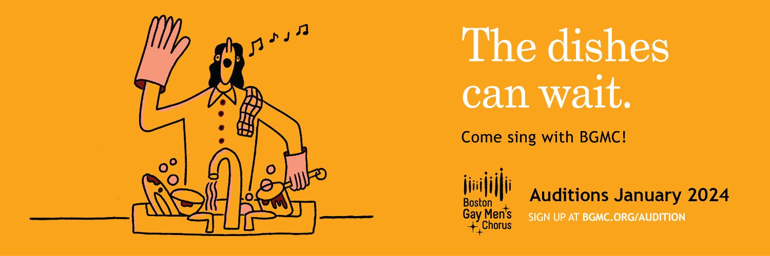 Boston Gay Men's Chorus banner