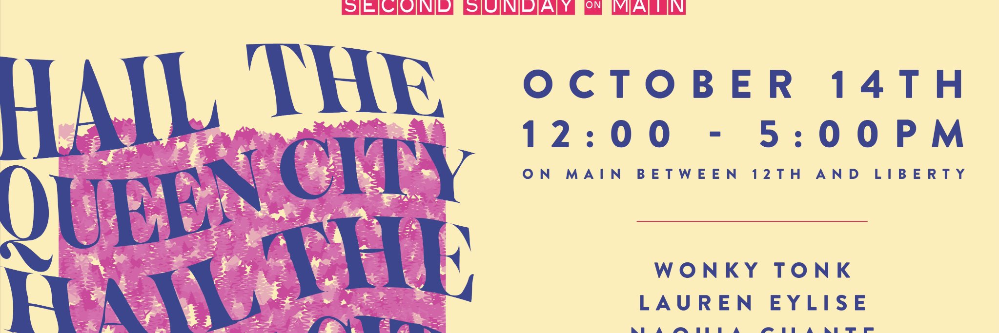SecondSunday on Main banner