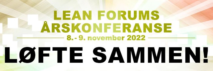 Lean Forum Norge banner