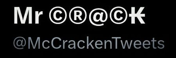 McCrackenTweets Profile Banner