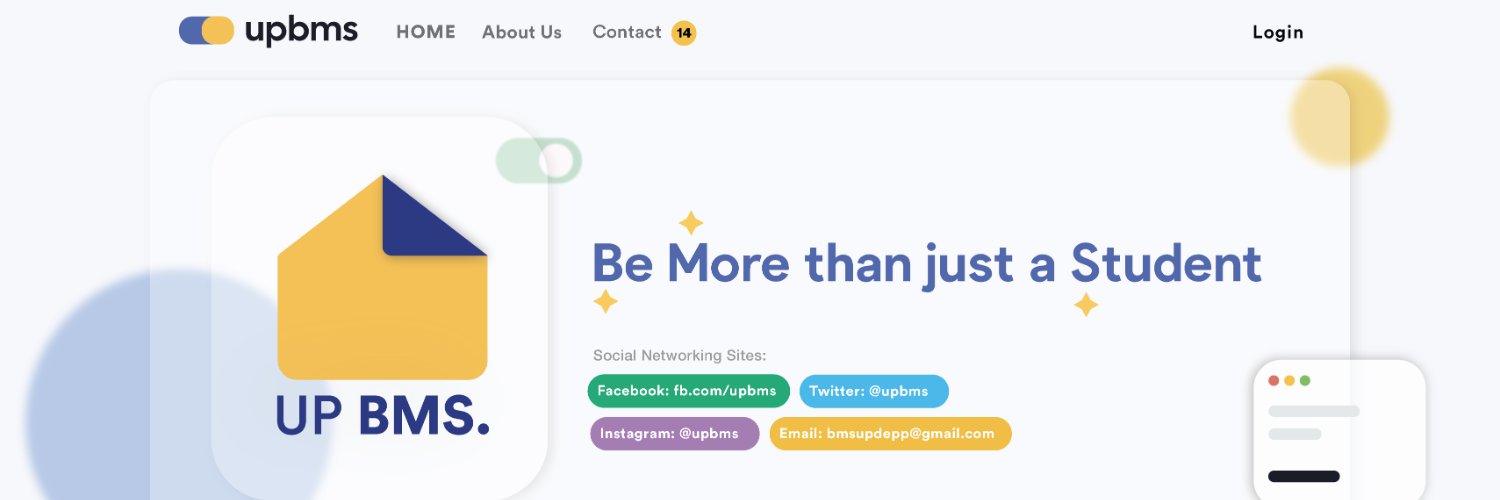 upbms's profile banner image