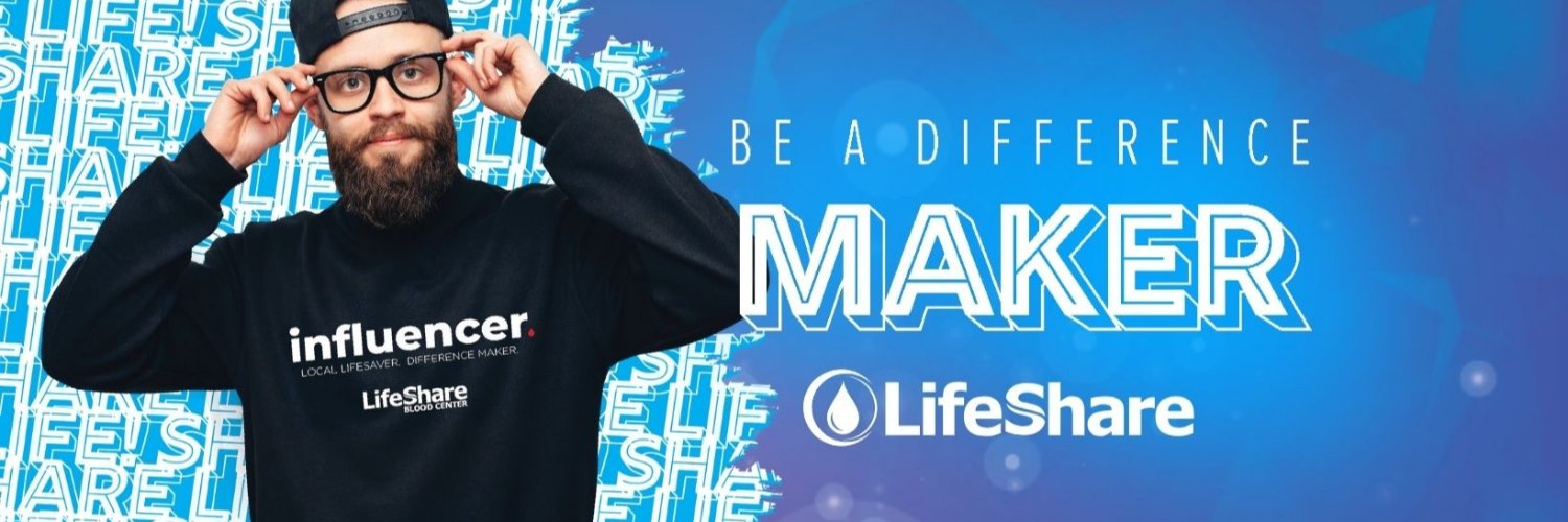 LifeShare Blood Center banner