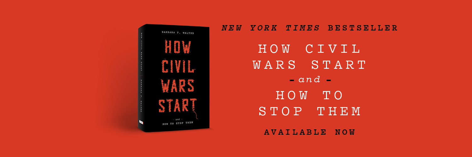 Barbara F Walter banner