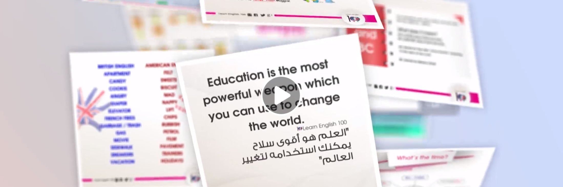 english100_com's profile banner image