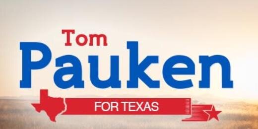 Tom Pauken banner