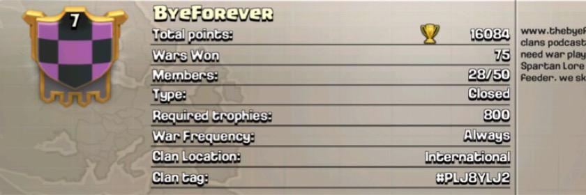 ByeForeverClan banner