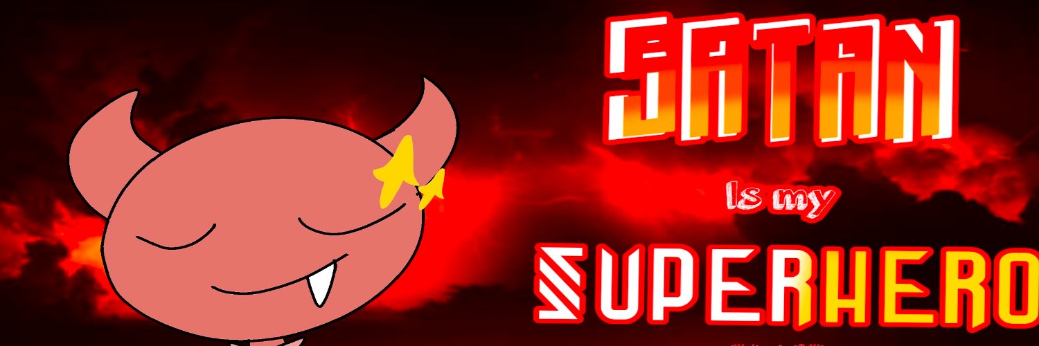 Satan is my Superhero Podcast banner